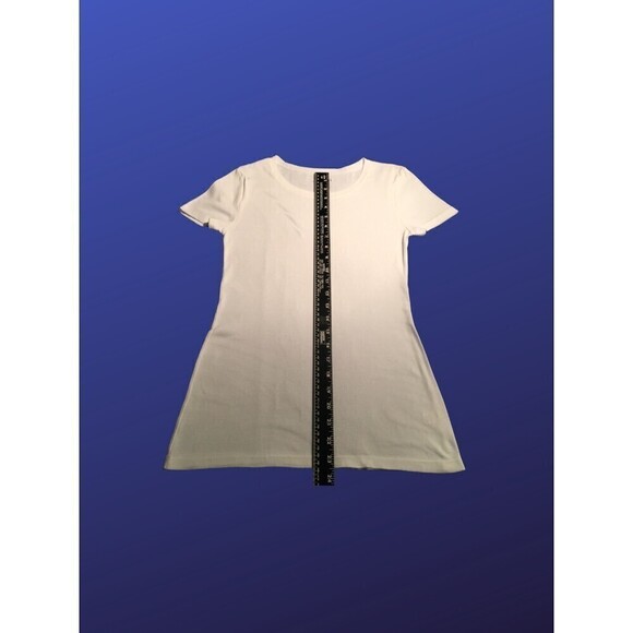 OLD NAVY 100% Cotton Short Sleeve Tee, LOT of 2, WHITE, Size Small, NWOT - Picture 6 of 10